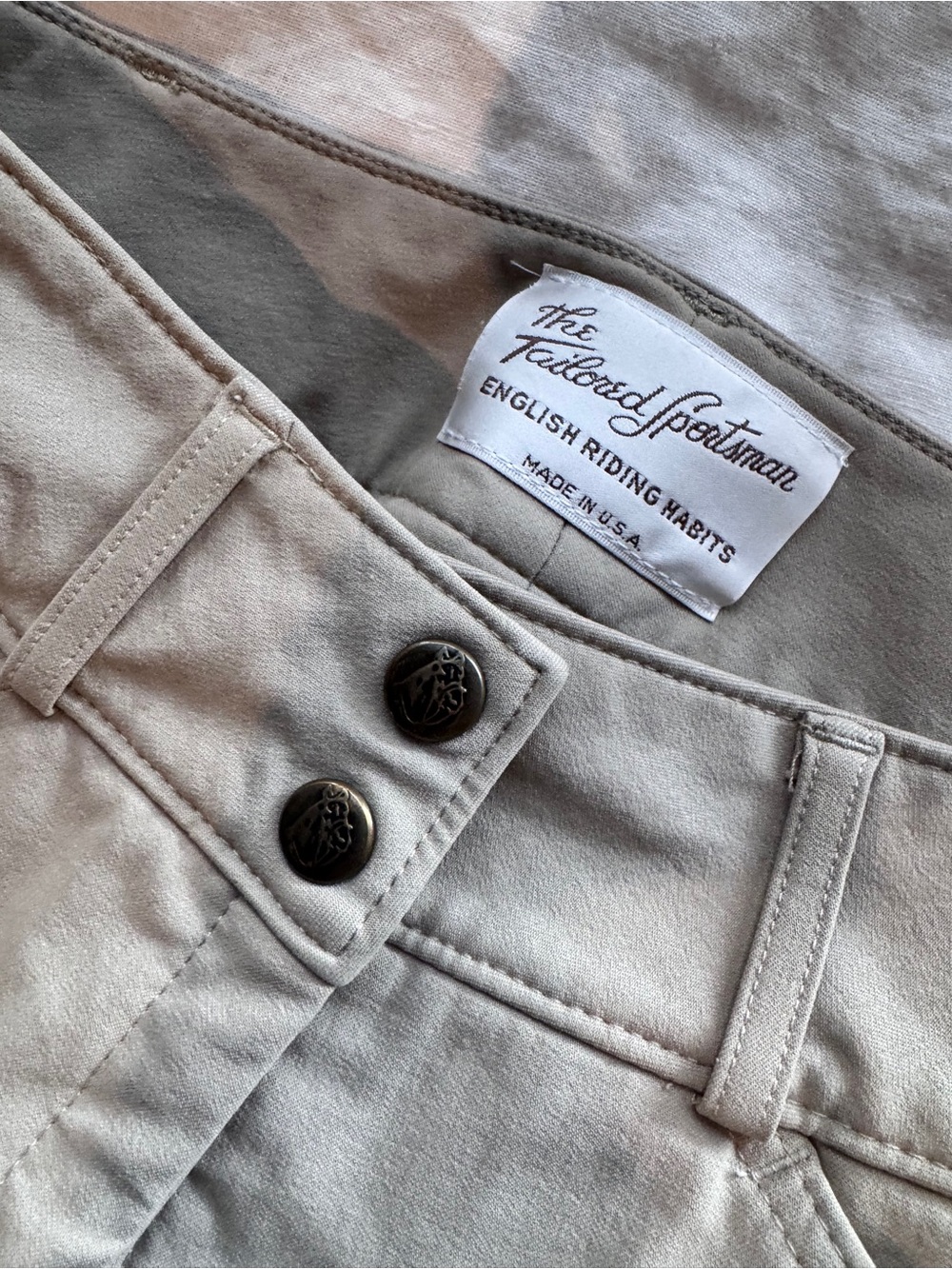 The Tailored Sportsman Beige Riding Breeches size 26